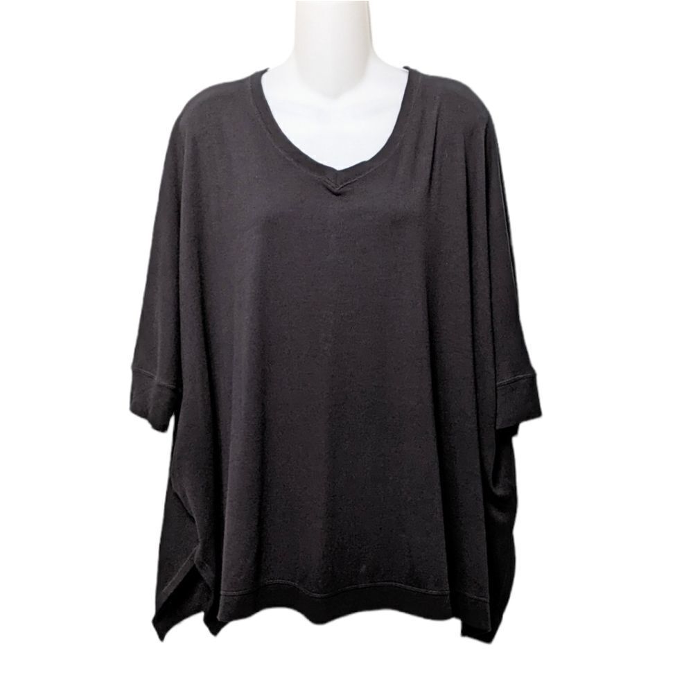 BORDEAUX Oversized Tunic Top S